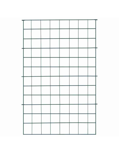 Set di Recinzione per Stagno 8 pcs Verde 50 x 80 cm Acciaio