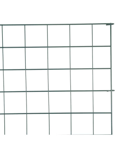 Set di Recinzione per Stagno 8 pcs Verde 50 x 80 cm Acciaio