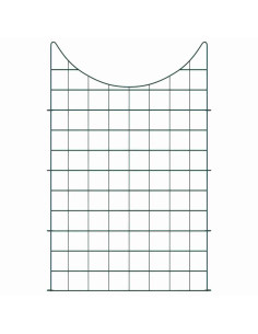 Set di Recinzione per Stagno 8 pcs Verde 50 x 80 cm Acciaio 2