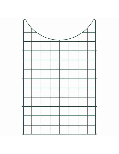 Set di Recinzione per Stagno 8 pcs Verde 50 x 80 cm Acciaio