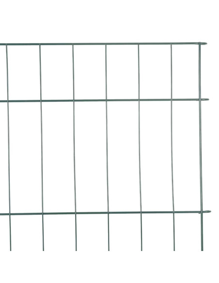 Set di Recinzione per Stagno 8 pcs Verde 50 x 80 cm Acciaio