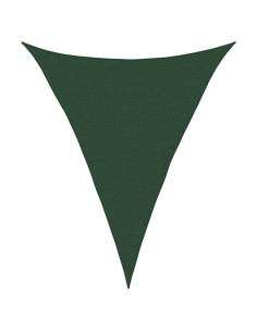 Vela Parasole 160 g/m² Verde Scuro 5x7x7 m in HDPE 2
