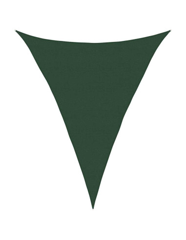 Vela Parasole 160 g/m² Verde Scuro 5x7x7 m in HDPE