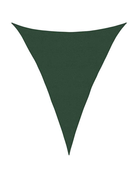 Vela Parasole 160 g/m² Verde Scuro 5x7x7 m in HDPE
