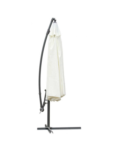 Ombrellone da sole appeso Bianco