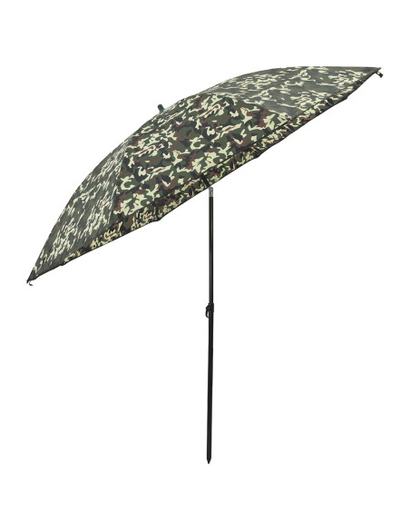Ombrellone da Pesca Mimetico 300 x 240 cm Poliestere Oxford