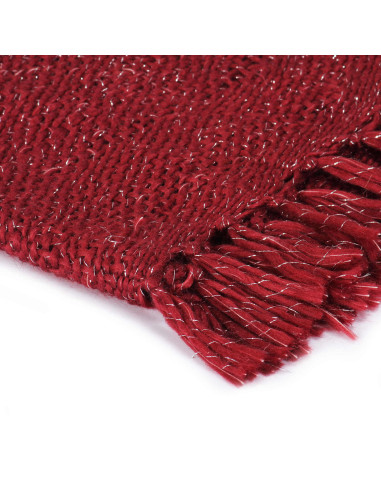 Coperta Borgogna 220 x 250 cm Poliestere