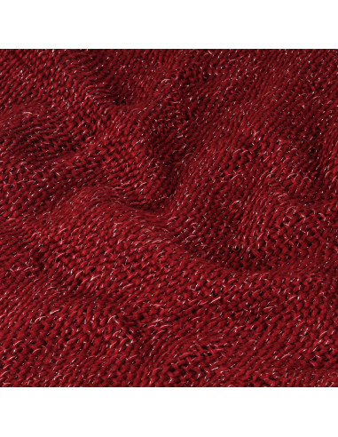 Coperta Borgogna 220 x 250 cm Poliestere