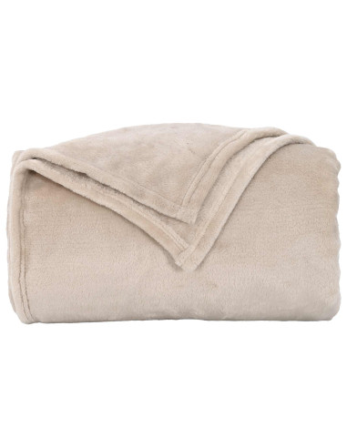Coperta Beige 150 x 200 cm Panno