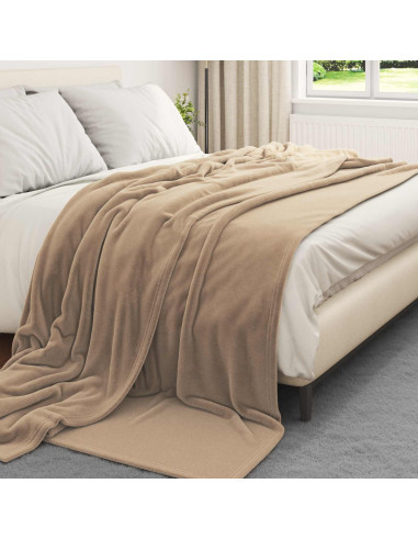 Coperta Cammello 240 x 270 cm Panno