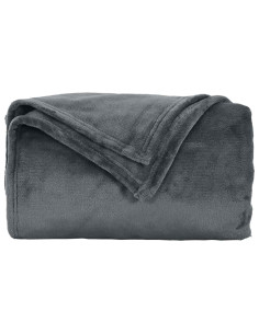 Coperta Grigio scuro 130 x 150 cm Panno 2