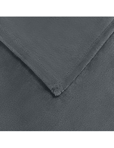 Coperta Grigio scuro 130 x 150 cm Panno