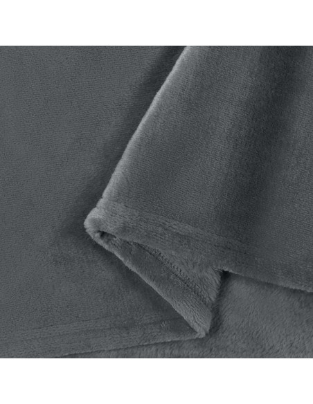 Coperta Grigio scuro 130 x 150 cm Panno