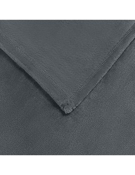 Coperta Grigio scuro 220 x 240 cm Panno