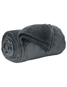 Coperta Grigio scuro 240 x 270 cm Panno 2