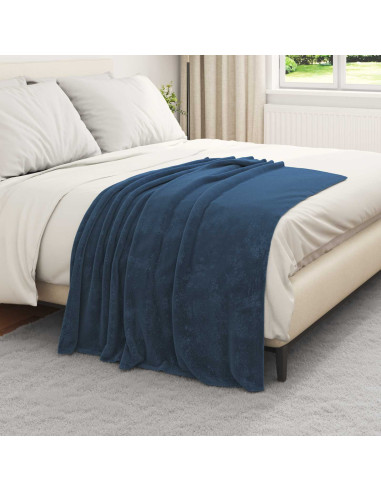 Coperta Blu navy 130 x 150 cm Panno