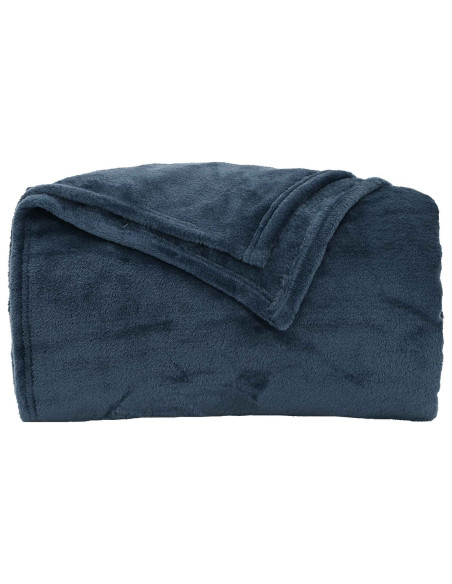 Coperta Blu navy 130 x 150 cm Panno