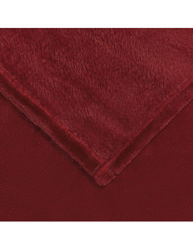 Coperta Rosso Bordeaux 130 x 150 cm Panno