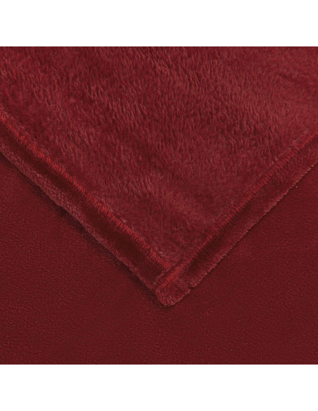 Coperta Rosso Bordeaux 130 x 150 cm Panno