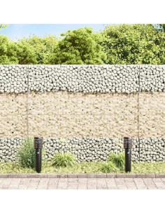 Sassi da Giardino Oro 12 cm Vetro