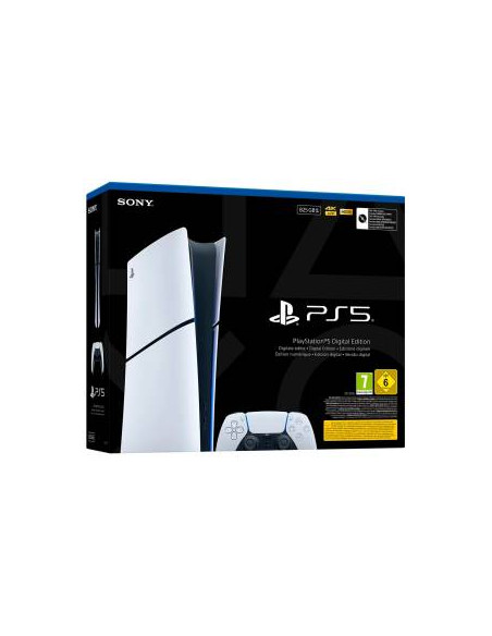 PS5 Console 825GB Digital Edition E Chassis White EU