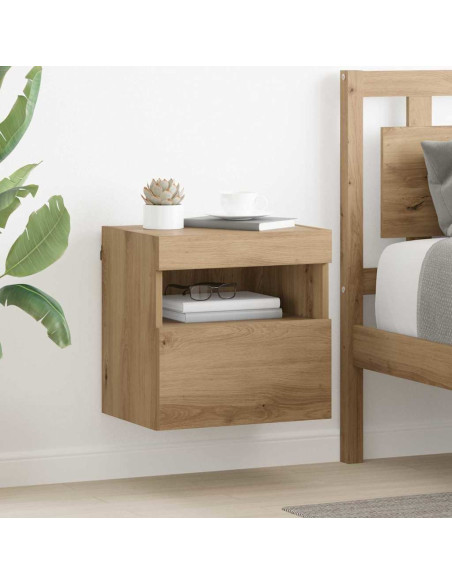 Mobiletti TV da Parete 2 pcs Rovere artigianale 40 x 30 x 40 cm