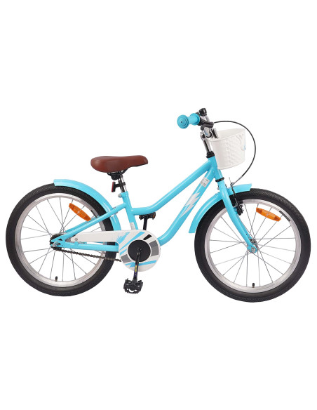 Bicicletta per Bambini 18 Pollici per 5-7 anni Blu Chiaro
