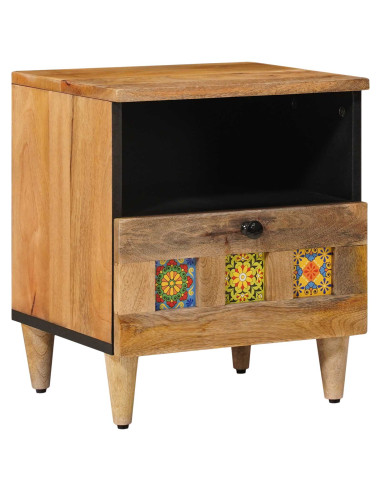 Armadio da Notte con cassetto Naturale 40 x 33 x 46 cm