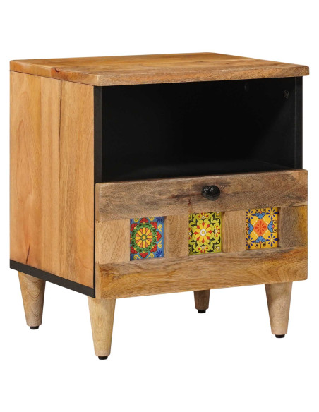 Armadio da Notte con cassetto Naturale 40 x 33 x 46 cm