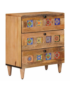 Armadio da Notte con cassetto Naturale 50 x 33 x 62 cm