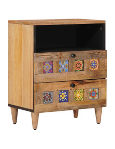 Armadio da Notte con cassetto Naturale 50 x 33 x 60 cm