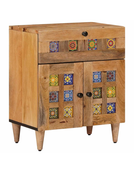 Armadio da Notte con cassetto Naturale 50 x 33 x 60 cm