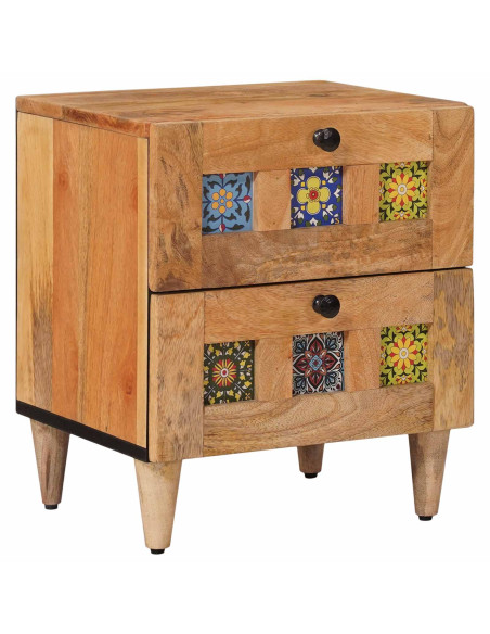 Armadio da Notte con cassetto Naturale 40 x 33,5 x 46 cm