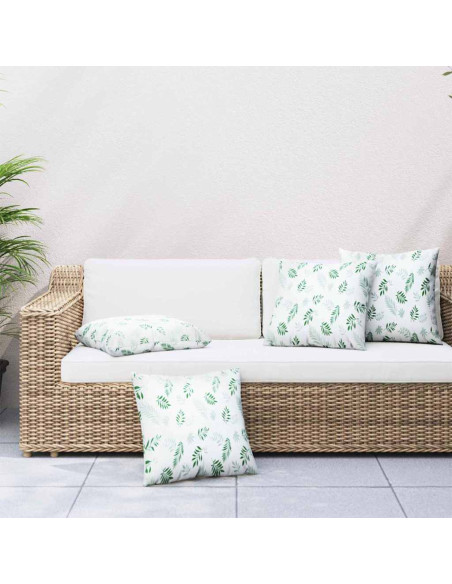 Cuscini Scatter Foglia 4 pcs Motivo Foglia 50 x 50 cm