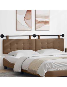 Testata appesa Cappuccino 210 x 55 x 5 cm Pelle Sintetica