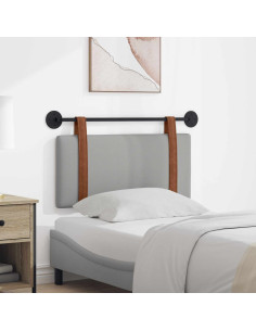 Testata appesa Grigio Nuvola 80 x 40 cm Legno multistrato