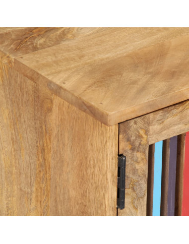 Mobile Porta TV 120x30x40 cm in Legno Massello di Mango