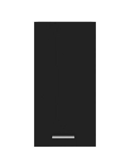 Mobile Pensile “Lyon” Nero 29,5x31x60 cm in Legno Multistrato