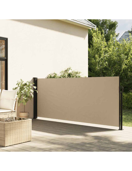 Tenda da Sole Laterale Retrattile Beige 100x300 cm