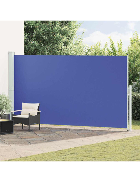 Tenda Laterale Retrattile per Patio 200x500 cm Blu
