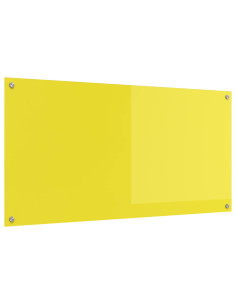 Rivestimento da Cucina Giallo 120 x 60 cm vetro temperato