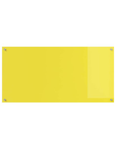 Rivestimento da Cucina Giallo 120 x 60 cm vetro temperato 2
