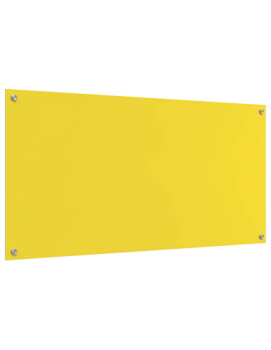 Rivestimento da Cucina Giallo 120 x 60 cm vetro temperato