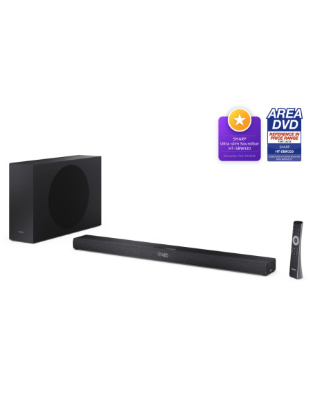 Sharp HT-SBW320 altoparlante soundbar Nero 2.1 canali 360 W
