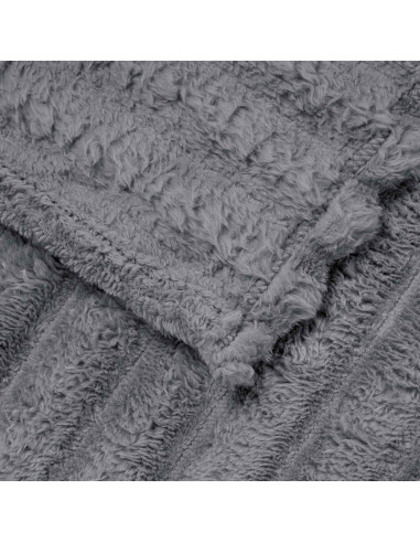 Coperta Grigio scuro 150 x 130 cm Panno