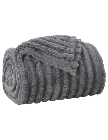 Coperta Grigio scuro 240 x 220 cm Panno