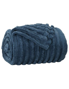 Coperta Blu navy 150 x 130 cm Panno 2