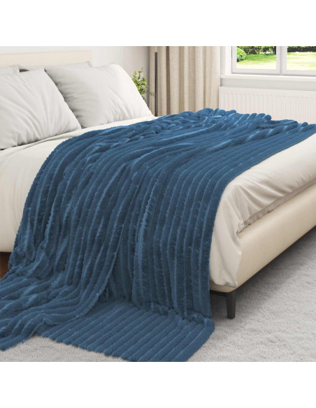 Coperta Blu navy 240 x 220 cm Panno