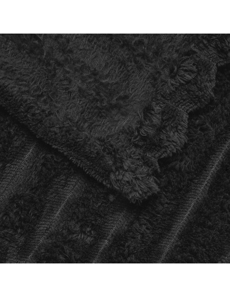 Coperta Nero 200 x 150 cm Panno
