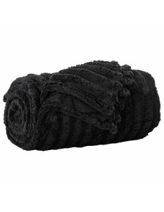 Coperta Nero 240 x 220 cm Panno 2